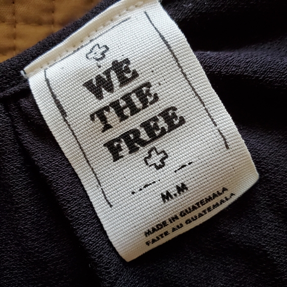 We the Free Believe Me Cold Shoulder Top in Black - Picture 7 of 8